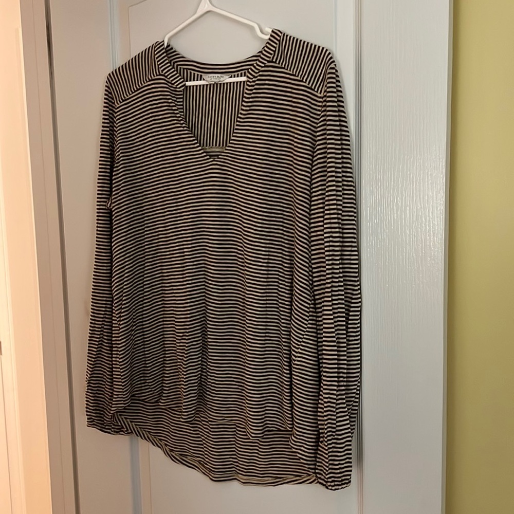 Lucky Brand Strip Shirt Large
